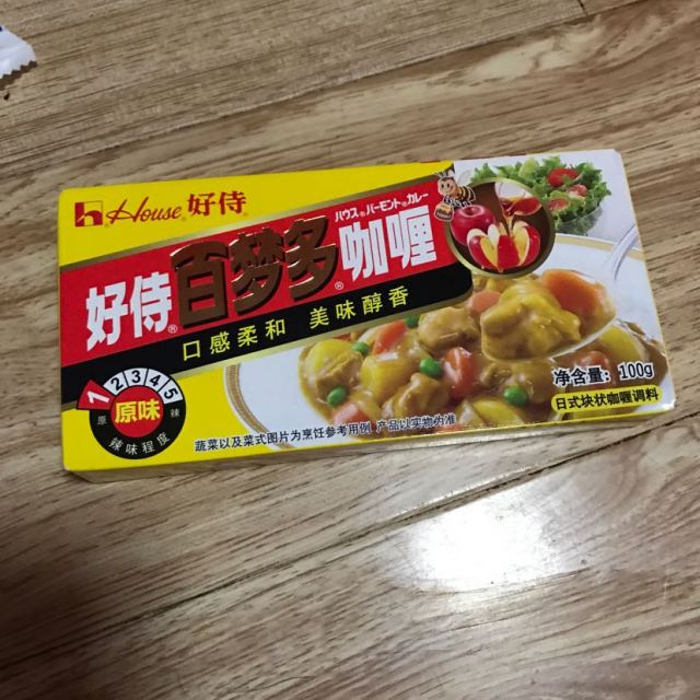 好侍百梦多咖喱原味100g盒