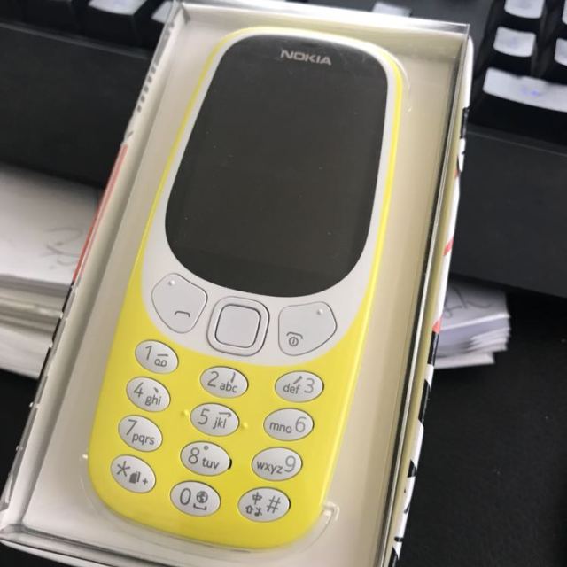 诺基亚nokia3310移动联通2g双卡双待手机备用机老人机黄色