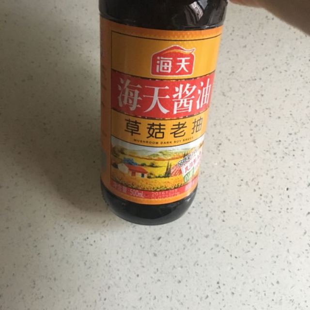 海天草菇老抽500ml上色炒菜红烧经典老抽酱油海天出品