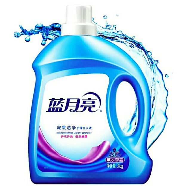 蓝月亮深层洁净护理洗衣液薰衣草香3kg瓶