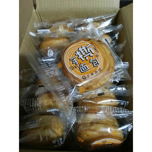 【买1送1】欧贝拉手撕面包1000g整箱 休闲零食早餐蛋糕小面包糕点心