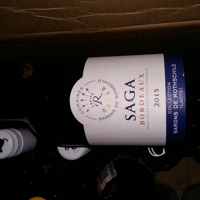 拉菲lafite传说saga系列波尔多干红葡萄酒750ml瓶