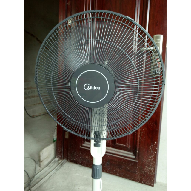 美的(midea)fs40-12k1电风扇落地扇三叶家用静音宿舍摇头落地式电风扇