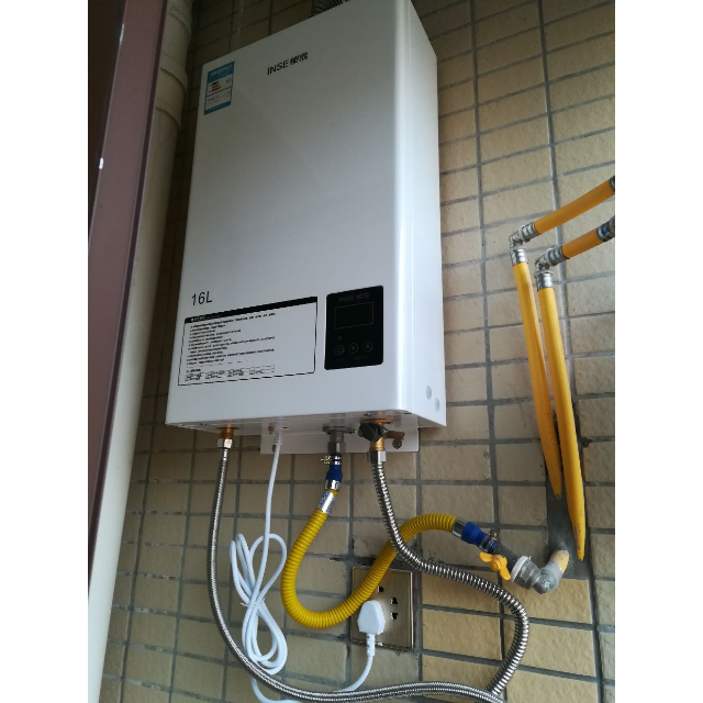 樱雪inse16升大容量家用洗澡沐浴速热燃气热水器16qh1512w支持数码