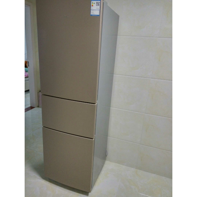 美的mideabcd213tme三门冰箱213升直冷家用大容量电冰箱冷藏冷冻节能