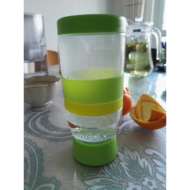 450ml七彩随手杯 450ml小巧便携带茶隔对杯 防烫隔热户外杯子高清大图