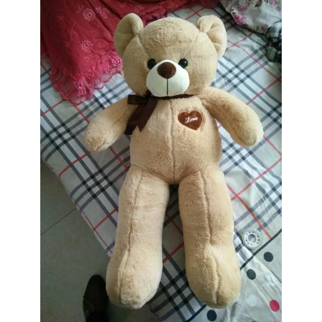 朵啦啦 思念熊 毛绒玩具布娃娃玩偶公仔 生日礼物 女生 代写贺卡 80cm