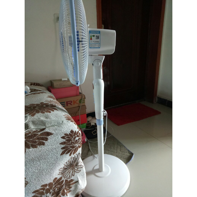 预约定时 办公室家用立式摇头落地扇 空调伴侣高清大图|实物图