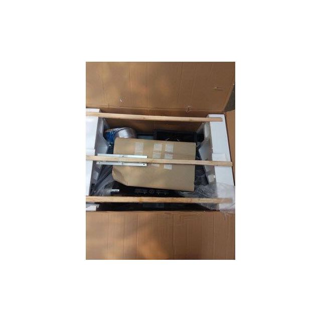 法恩莎(faensha)油烟机 一键自动清洗 欧式侧吸式 黑晶玻璃面板带围板