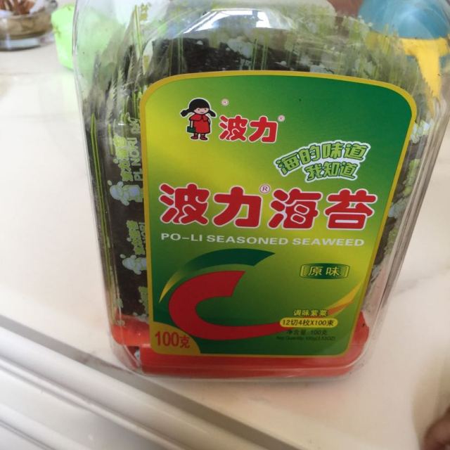 波力海苔桶装原味100克即食紫菜儿童食品礼物