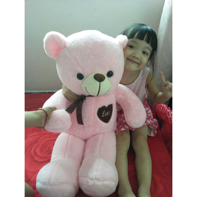 朵啦啦 思念熊 毛绒玩具布娃娃玩偶公仔 生日礼物 女生 代写贺卡 80cm