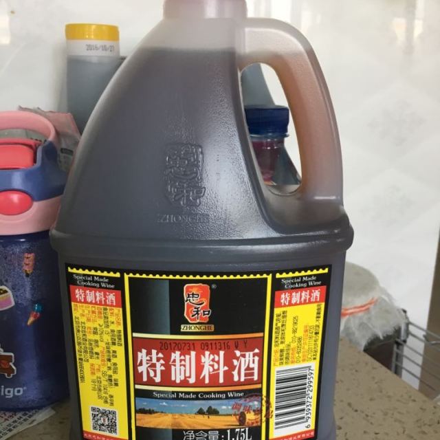 忠和特制料酒175l炒菜烹饪除膻去腥烧菜料酒调味料