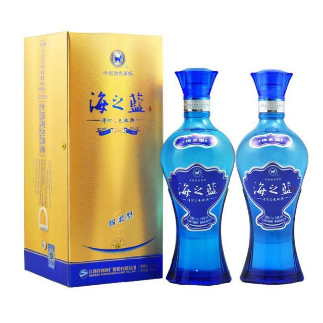 > 洋河(yanghe) 藍色經典 海之藍 42度 480ml 單瓶裝 濃香型白酒商品