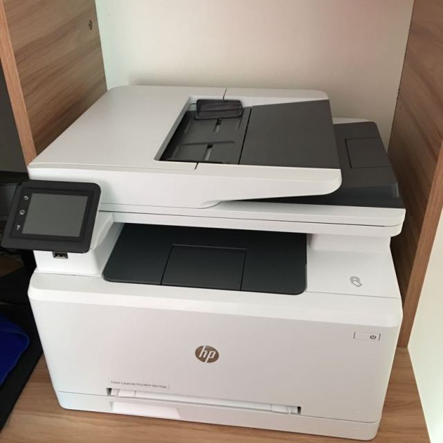 惠普hpmfpm277dw彩色激光打印机复印一体机打印复印扫描传真自动双面