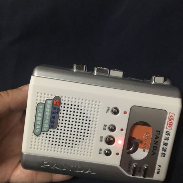 panda熊猫f118磁带复读机随身听儿童学生英语学习播放机录音机