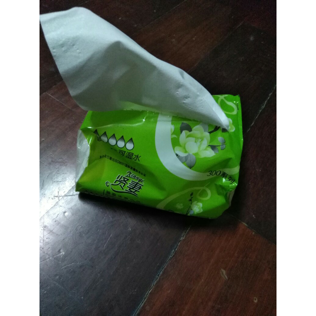 > 贤妻软抽10包装 3层*100抽300张小规格抽取式面巾纸手提袋商品评价