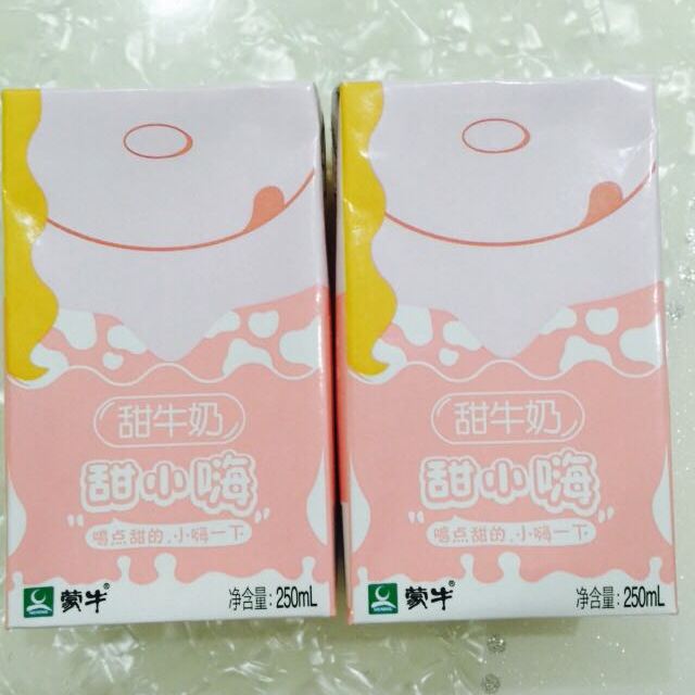 > 蒙牛 甜小嗨甜牛奶利乐基础包250ml*12盒(女版)商品评价 > 纯纯的
