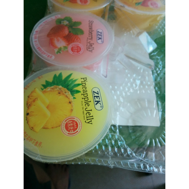 zek三合一水果味果冻510g(芒果味,凤梨味,草莓味)韩国进口休闲食品