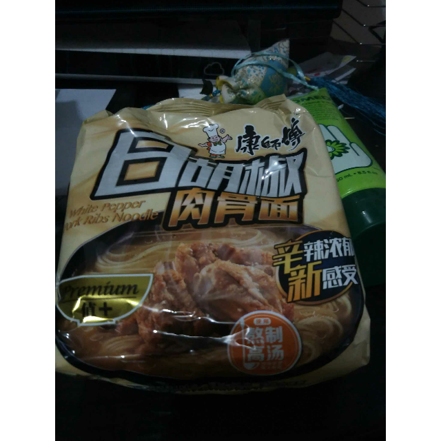 康师傅 白胡椒肉骨面 五连包方便面味道好极了,当年的胡-苏宁易购