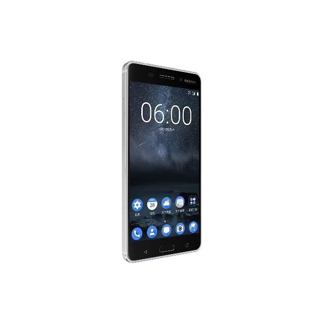 手机/数码/配件 手机通讯 手机 诺基亚6 (nokia6) 4gb 64gb 银白色