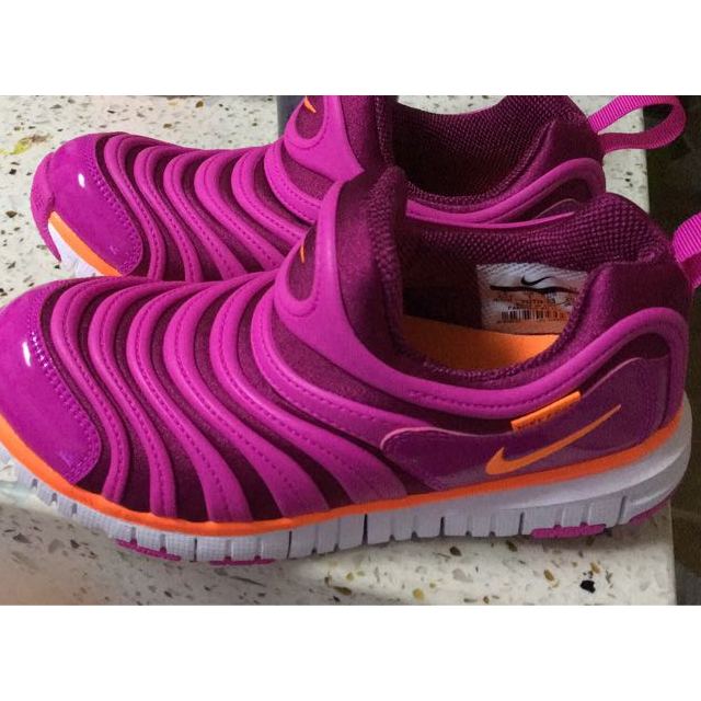 日本耐克(nike)毛毛虫运动鞋343738-504玫红色 玫红色 1.