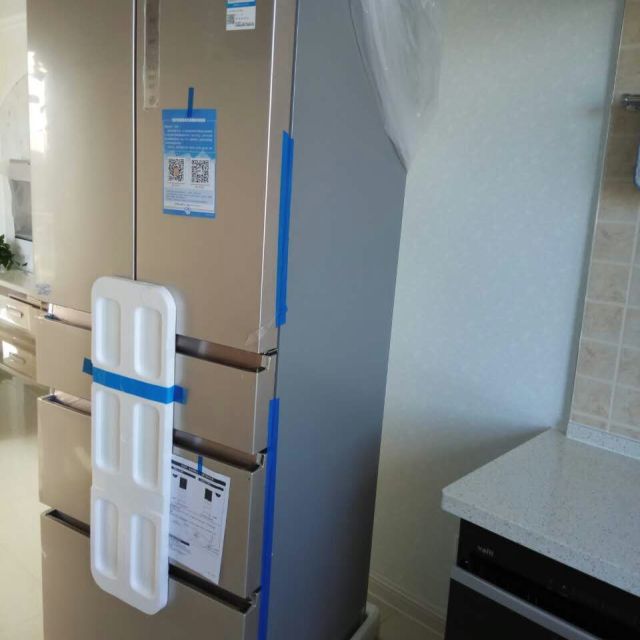 海尔冰箱bcd-415wdvc香槟金 精控干湿分储,变频超节能,精致五门,全变