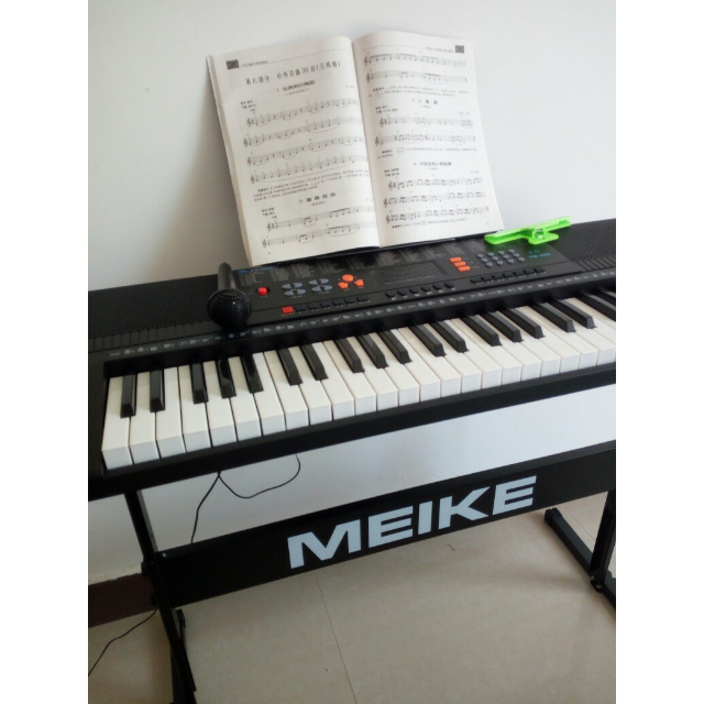 永美儿童电子琴54键多功能成人教学入门电子琴套装配琴架子