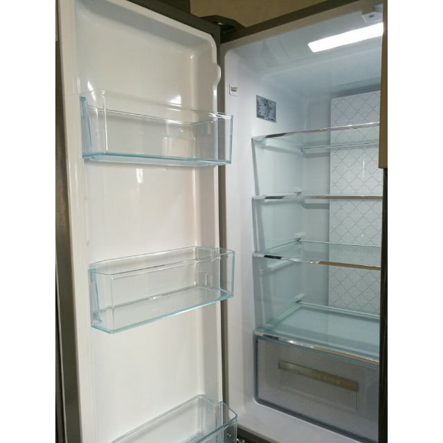 > 海尔(haier)bcd-460wdgz 460升十字对开冰箱 触屏智控无霜变频 家用