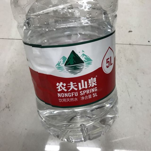 農夫山泉天然飲用水5l4整箱裝