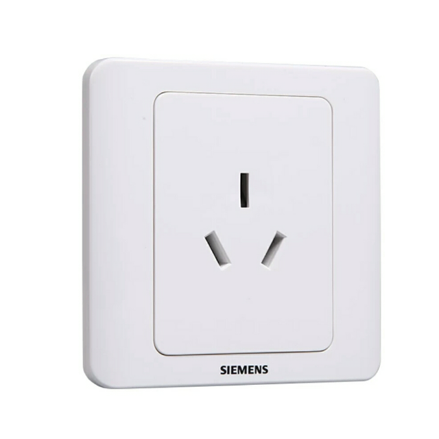 西门子siemens开关插座远景雅白系列16a三孔空调插座5ub02001cc1