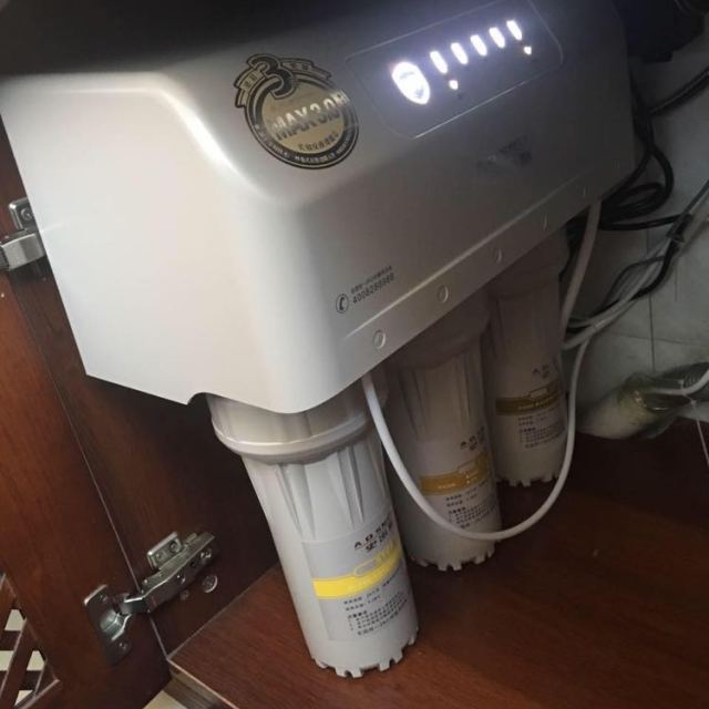 ao史密斯aosmith厨下式家用直饮净水器dr400f2uv抑菌13l大流量净水机