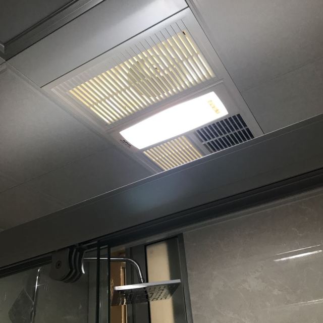 奥普(aupu)浴霸qdp1020c(银)吊顶式风暖浴霸 照明一体纯平吸顶嵌入式