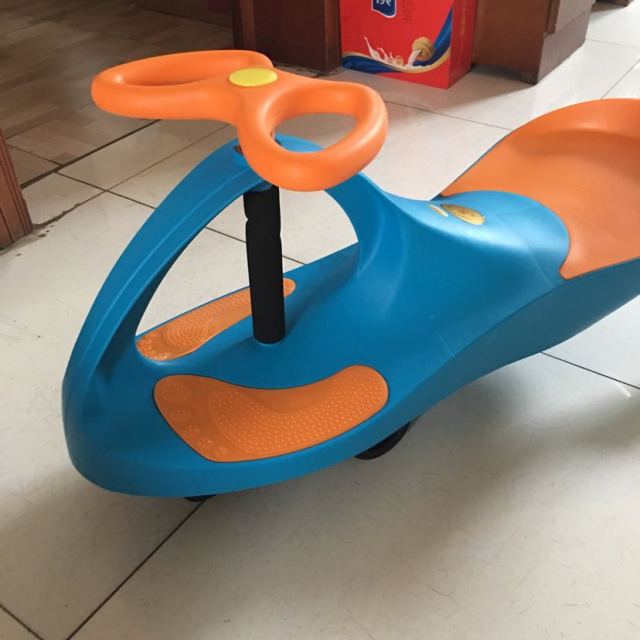 > 乐贝扭扭车儿童溜溜车摇摆车滑行车摇摇车悠悠车万千宠爱蓝色-普通
