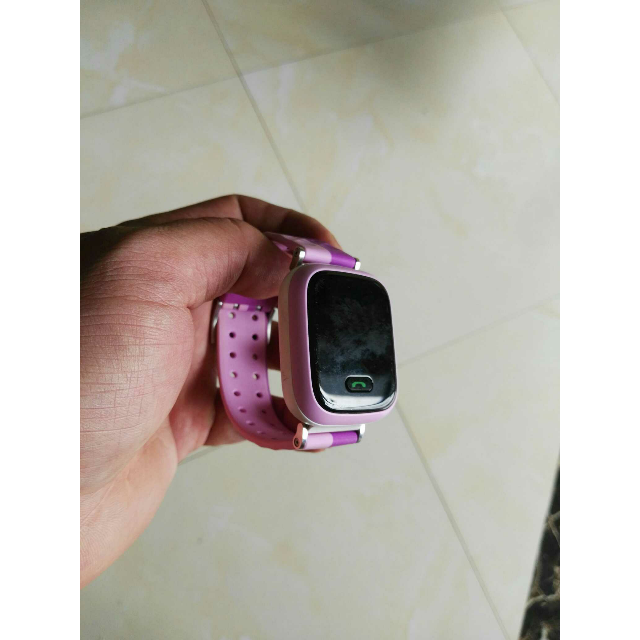 小天才y02 电话手表智能防水儿童手表 学生定位电话手环学习手机 紫色