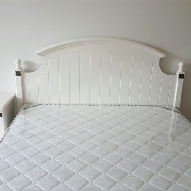 蒙芭莎家具 儿童床单人床男孩高箱储物美式简约白色床1.