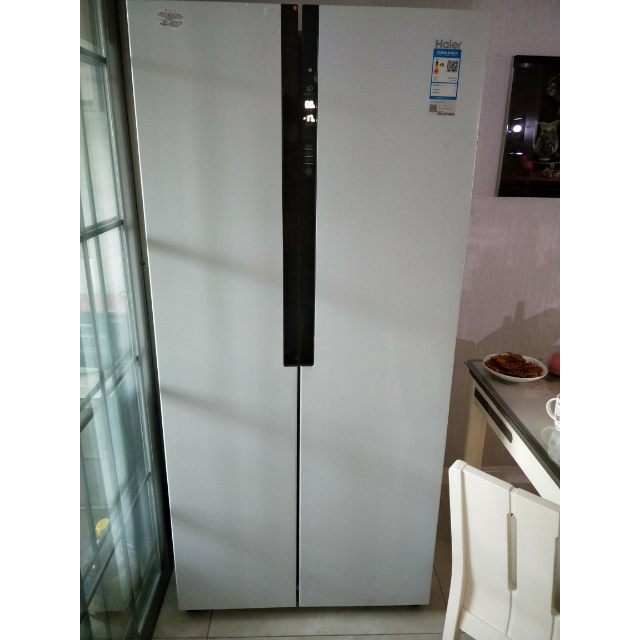 > 海尔(haier)bcd-452wdpf 452升对开门冰箱 触屏智控风冷无霜 家用