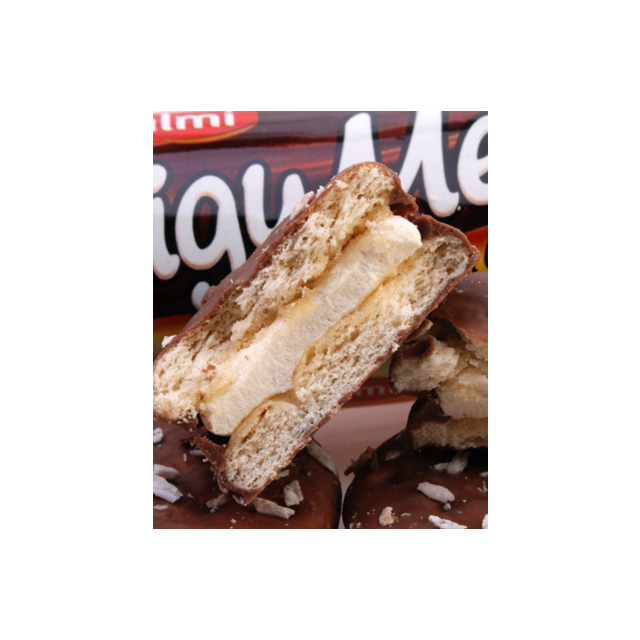 palmi派派米香柔椰蓉黑巧克力饼干24包点心糕点蛋糕休闲食品 休闲零食