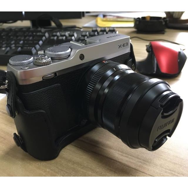 速发】fujifilm/富士微单x-e3(23mmf2)银色套机 微单反单电相机xe3