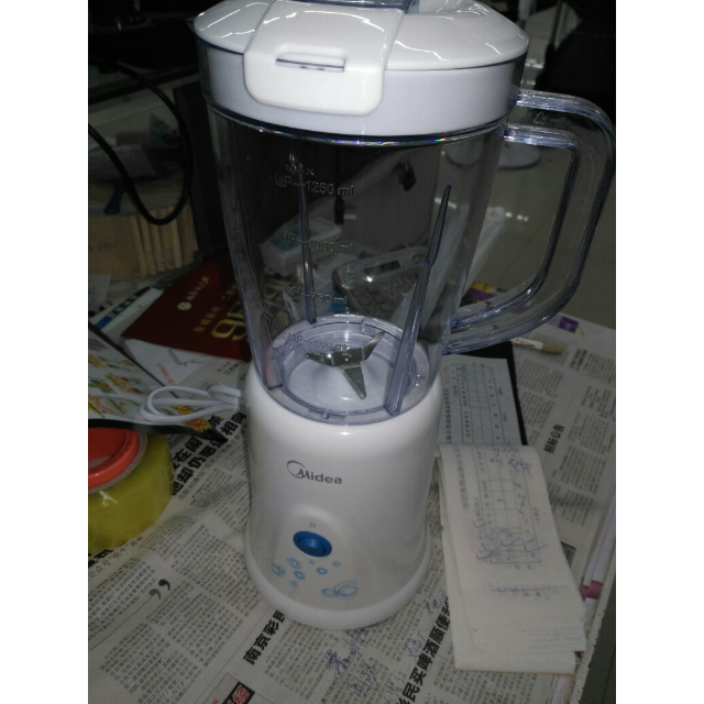 美的(midea)榨汁机 wbl25b26 二合一多功能家用搅拌机 料理机果汁机