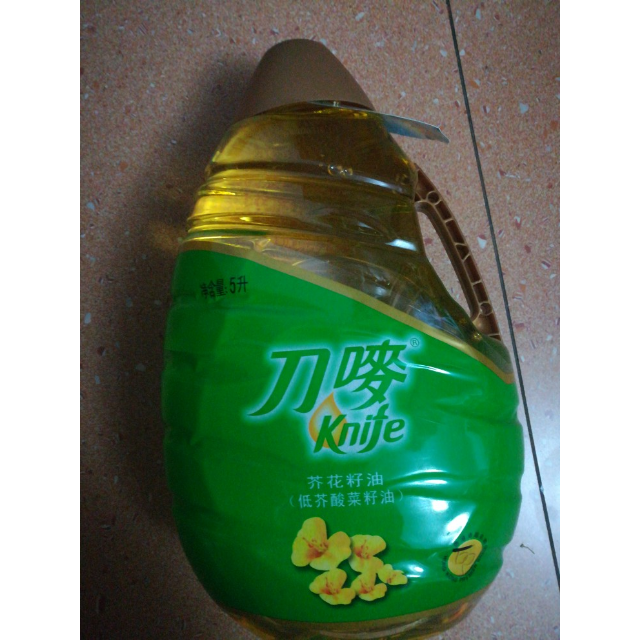 刀唛食用油非转基因压榨一级芥花籽油5l香港品质