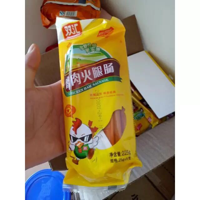 > 双汇鸡肉肠25g*90支(10袋) 火腿肠整箱批发 烧烤香肠 多省包邮商品