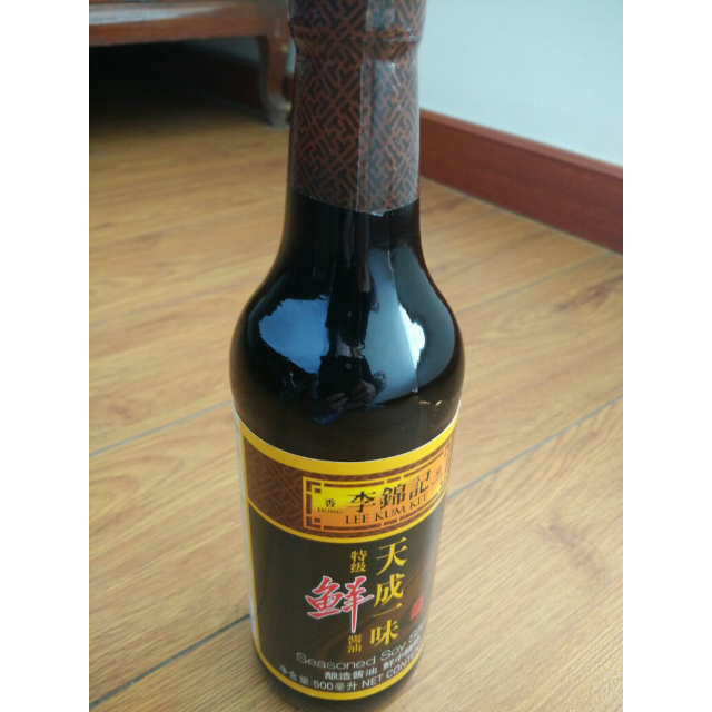 鲜酱油 500ml 生抽 酿造酱油 瓶装 特级酱油酱油李锦记天成一味酱油