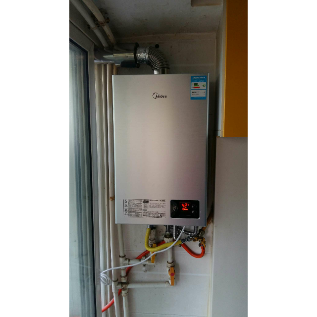 美的(midea)10l家用 燃气热水器jsq20-10hwa(天然气)高清大图|实物图