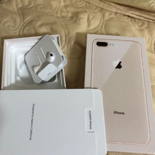 iphone 8 plus 64gb 金色 移动联通电信4g手机手机包装贴心