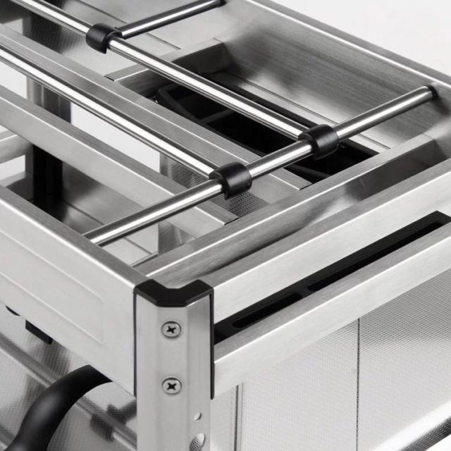 higold/悍高 不锈钢拉篮调味拉篮厨房橱柜拉篮