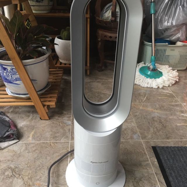戴森(dyson) am09 取暖器电暖器无叶 风扇(白/银色) 原装进口 可遥控