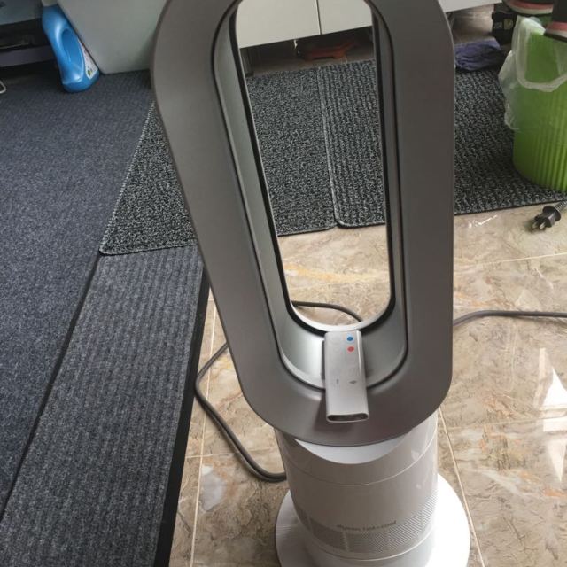 戴森(dyson) am09 取暖器电暖器无叶 风扇(白/银色) 原装进口 可遥控