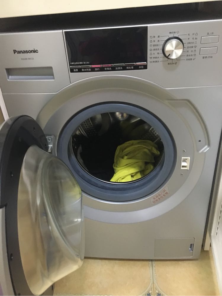 松下(panasonic) xqg80-e8122 8公斤滚筒洗衣机 智能自检1200转泡沫净