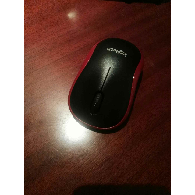 罗技(logitech) m186 无线鼠标 笔记本电脑鼠标 办公光电usb省电鼠标