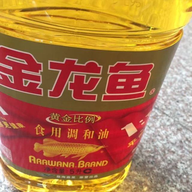 金龙鱼黄金比例食用调和油5l